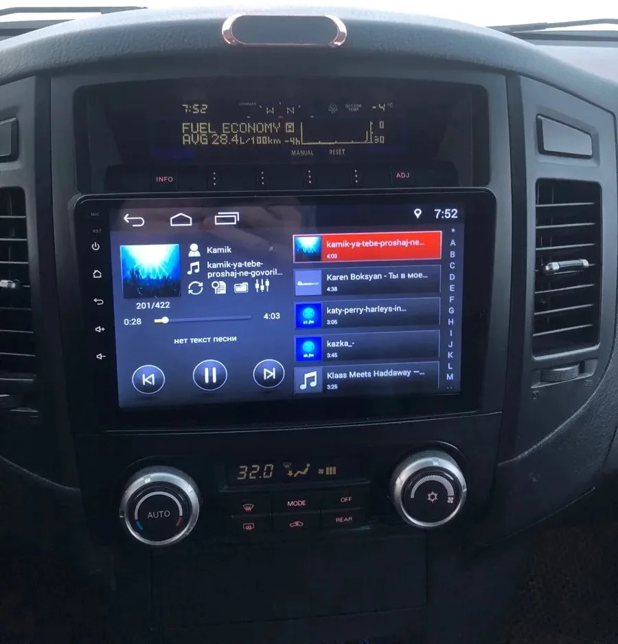 

9'' QLED Android 14 Car Auto Radio Stereo Video Audio Multimedia Player For Mitsubishi Pajero 2006 - 2014 GPS Navigation 4G Lte