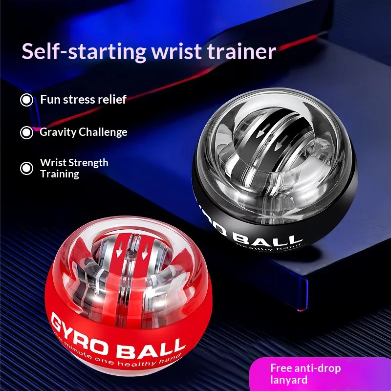

2026 Five-Level Color Changing Self-Starting Gyro Wrist Strength Ball Arm Exerciser