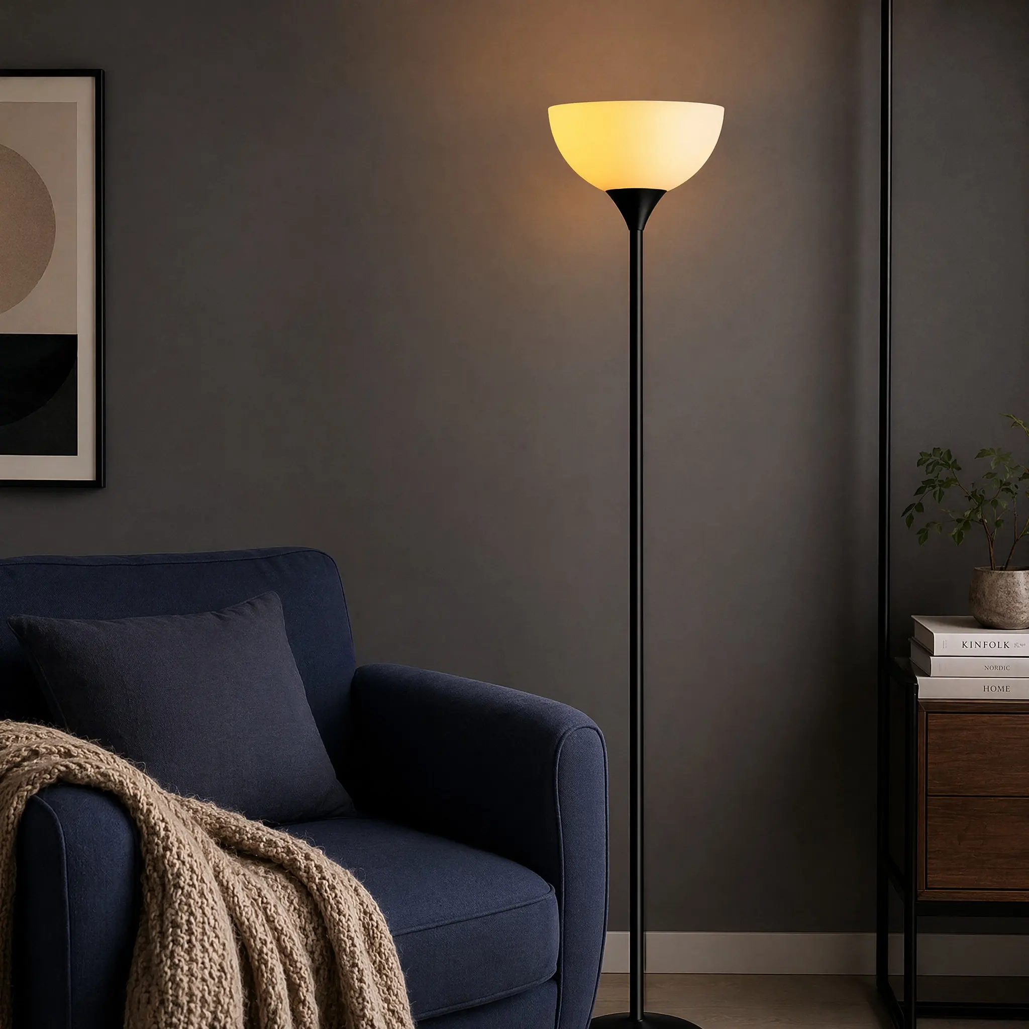 4Pcs Bowl Shape Lamp Shades Plastic Lamp Covers for Floor Lamps Torchiere Lamps Desklamps Light Diffusing Reusable Fade