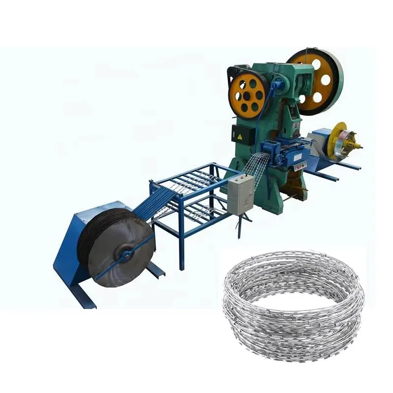 Customized Hot Sell Galvanized Razor Barbed Wire Machine