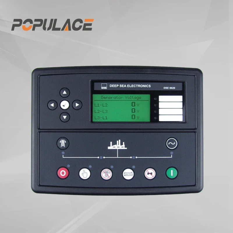 POPULACE genset control ats generator controller dse8620 panel module lcd controladores controller 8620 dse 8620