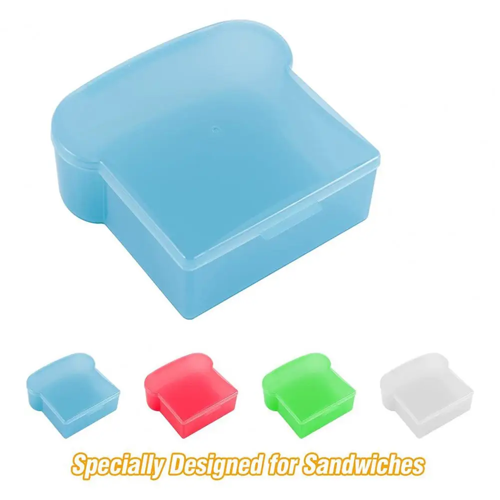 Sandwich Box Durable Sandwich Hamburger Storage Case Dustproof Food Container  Sushi Dessert Food Storage Box for Home