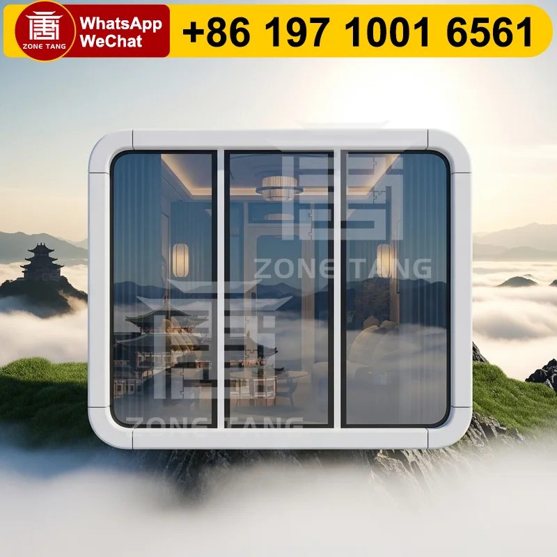 Space Capsule House Prefab Villa Dining Car Prefabricated Holiday House Mobile Container House Field Office Space Capsule Houses