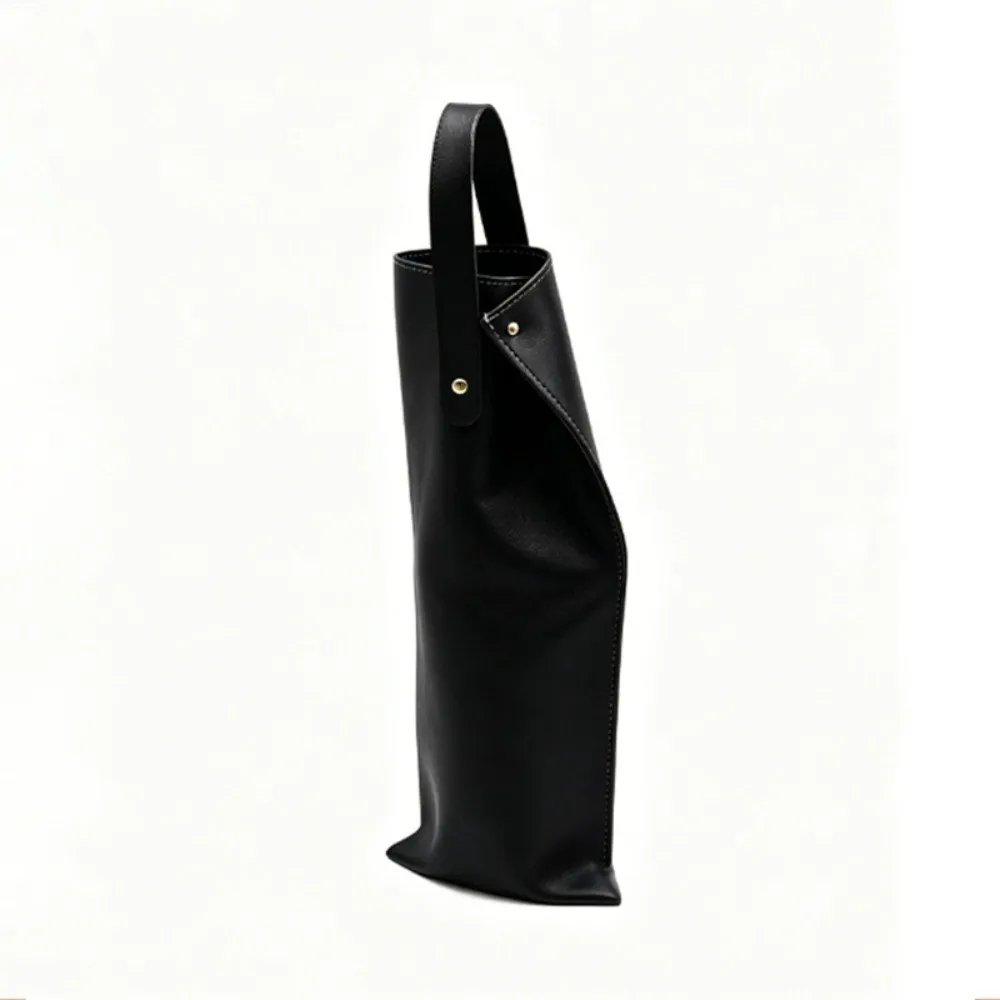 Snap-On Wine Packaging Bag Portable Reusable Wine Bottles Tote with Handle Single Bottle Single Champagne Bottle Handbag Party