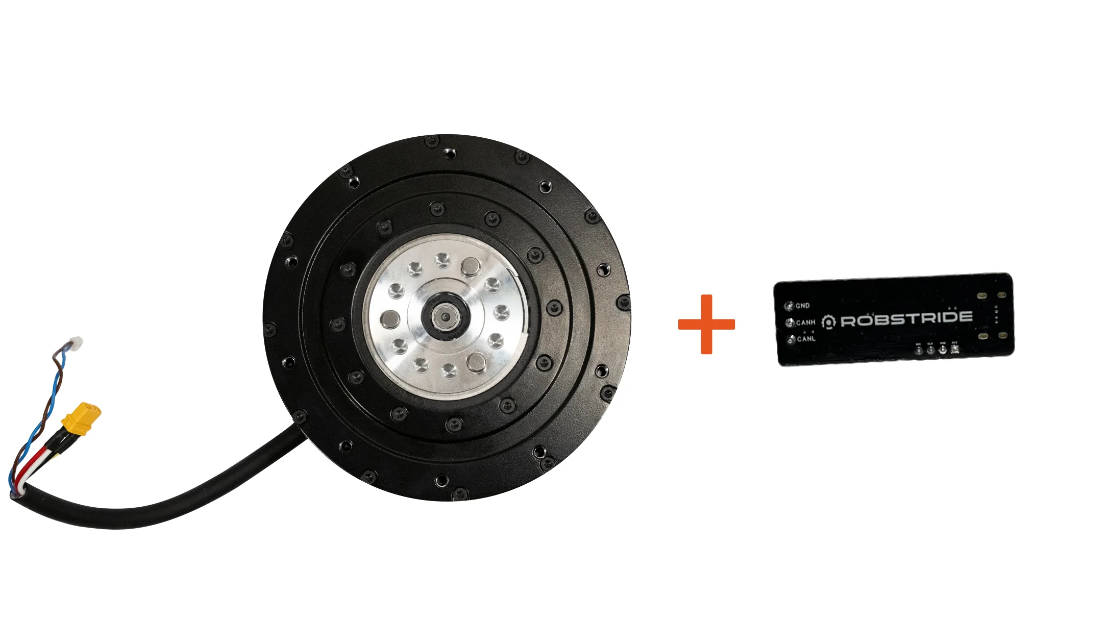 ROBSTRIDE04:QDD 120N.m integrated joint motor module +CAN to USB