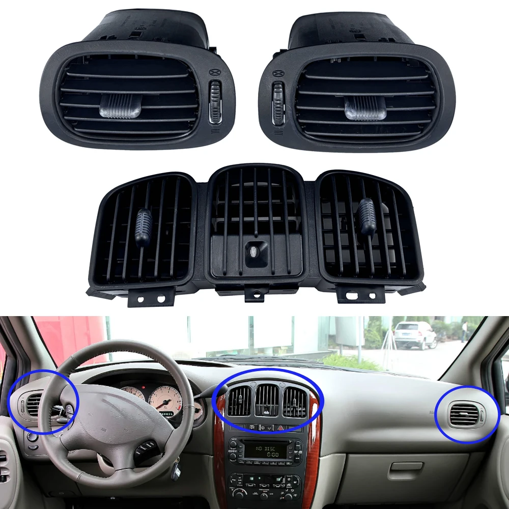 

HUIYAN For CHRYSLER GRAND VOYAGER 2006-2012 Air Vent Grille Diffuser Front Dashboard AC Air Condition Vent Outlet Auto Parts