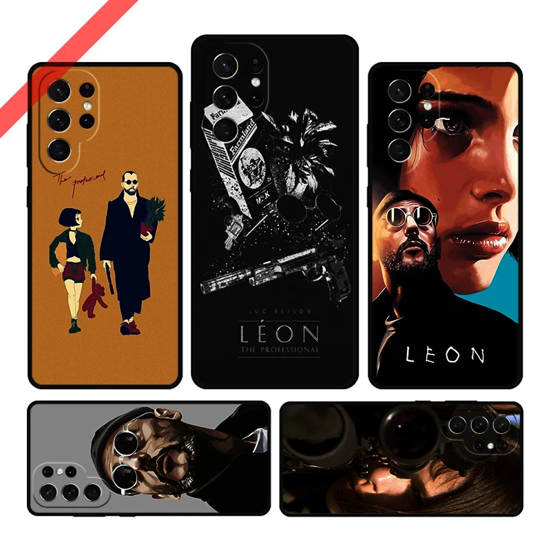 Killer Leon Famous Movie Phone Case For Samsung Galaxy S20 FE S21 S10 S23 Plus S24 S22 Ultra Coque Note20 Note10 S9 S8 Cover