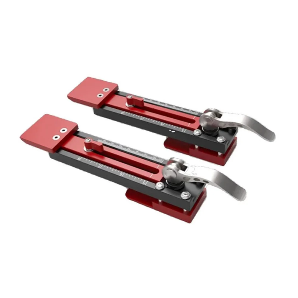 2pcs Sliding Mounting Gauge Adjustable Wall Panel Install Tool With Dual Scales Siding Mounting For Fiber Cement Siding Panels