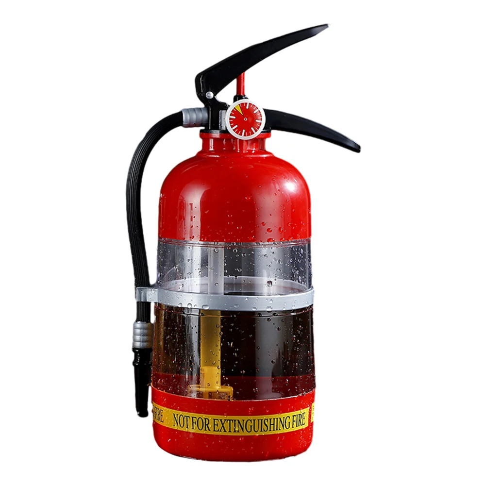 1.5L Beer Water Container Large Capacity Fire Extinguisher Shape Beverage Dispenser Acrylic for Wine Spirits Beer Liquor Drinks