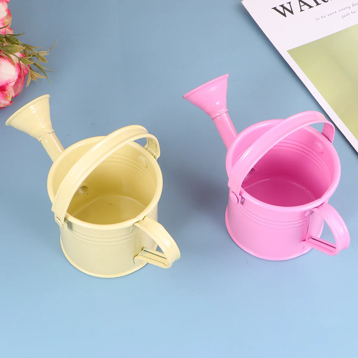 

2pcs Watering Can For Plants Long Mouth Design Large Capacity Thickened Base Indoor Outdoor Garden Use Portable Sprinkling