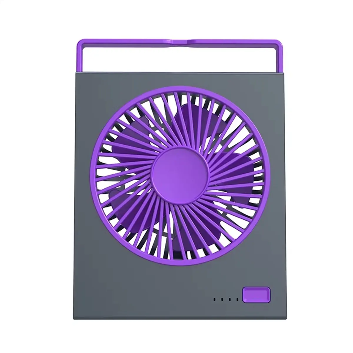 [Vend for]Desk Fan Portable USB Rechargeable Fan Mini Portable Fan for Camping 4 Speeds Quiet Table Personal Fan Wall Mounted B