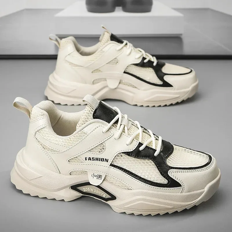 

High-Quality Casual , Large-Size , Breathable Perforated Mesh Shoes, Running Sneakers.
