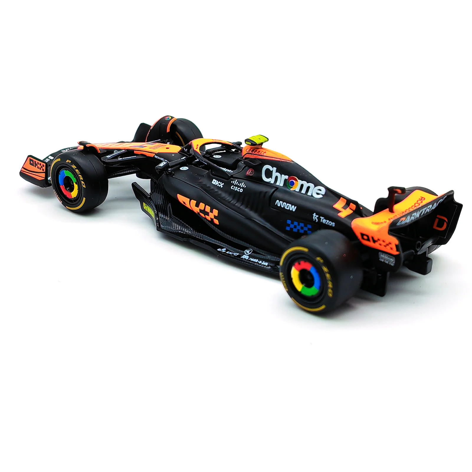 Bburago 1:43 2023 Mclaren Singapore MCL60 F1 Formula Car Die Cast Vehicles Collectible Model Racing Toys