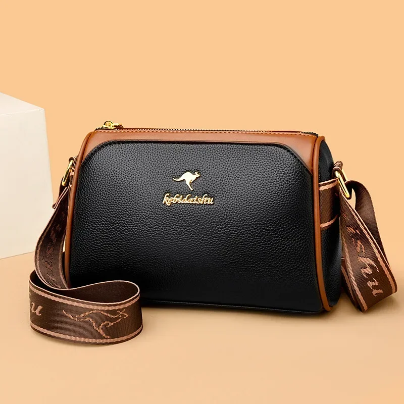 

Ladies' Small Bag New Style for 2025 New and Fashionable Versatile Suitable for Young Girl Soft Leather Shoulder Messenger Bag