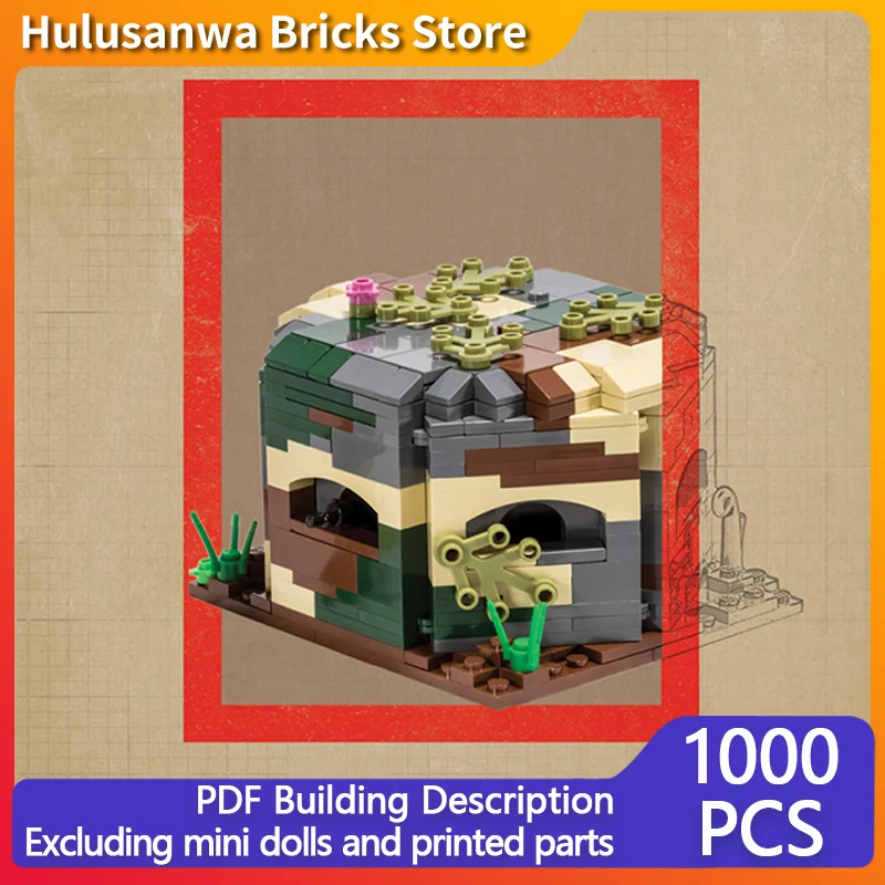 

Machine Gun Model MOC Building Bricks War Equipment Modular Technology Gifts Holiday Assemble Children Toys Suit