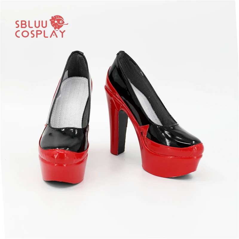 SBluuCosplay Anime Rei Ayanami Cosplay Shoes Black Custom Made Boots