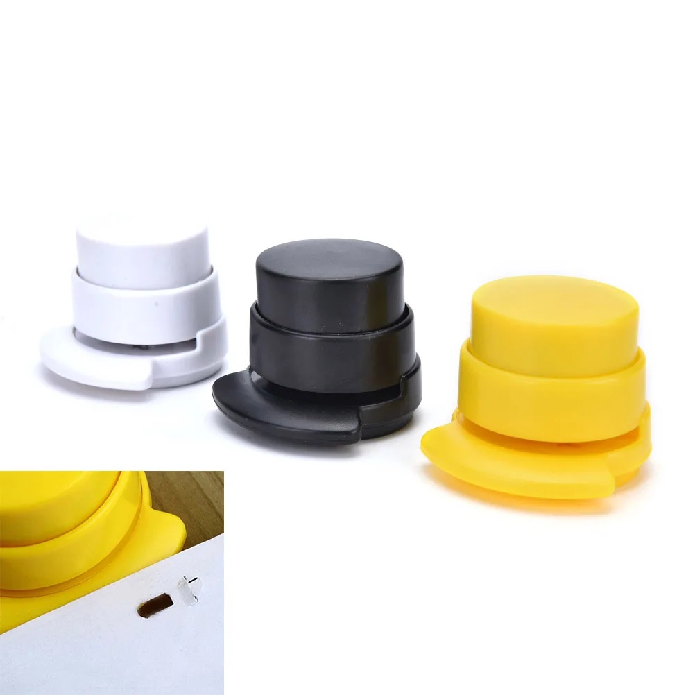 【Y】1Pcs Random Office Home Staple Free Stapleless Stapler Paper Binding Binder Paperclip