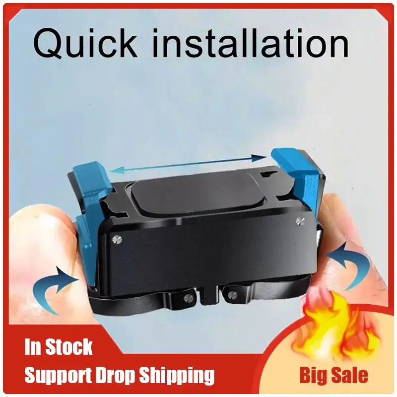 أفضل العروض لـ Dji Osmo Pocket3 الإفراج السريع قوس توسيع الإطار يده Gimbal عمل كاميرا ملحق أسود معدني 1 قطعة