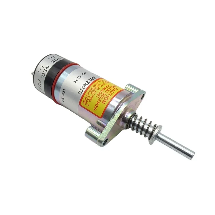 

125-5774 High Quality Flameout Solenoid Valve E330 E330B 3304 3306 Flameout Switch Excavator Engine Spare Parts