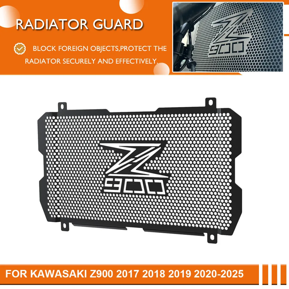 For Kawasaki Z 900 2017 2018 2019 2020 2021 2022 Motorcycle Radiator Cover Grill Protection For Z900 2023 2024 2025 Grille Guard