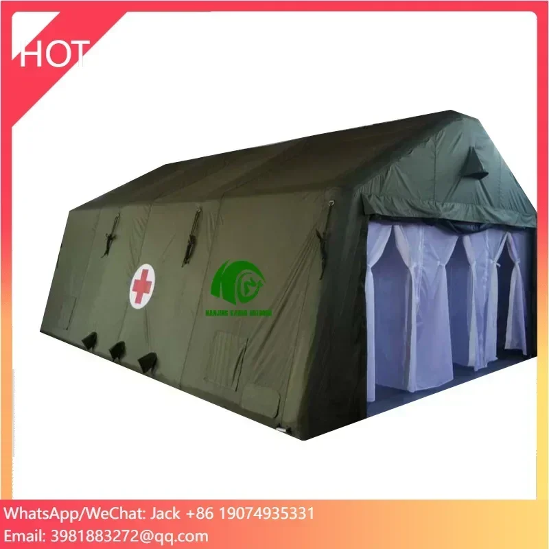 Kango Outdoor Hospital Disaster Relief Refugee Tent Quick Up Party Events Inflatable Tent Bathing Fire Fighting Air Tent