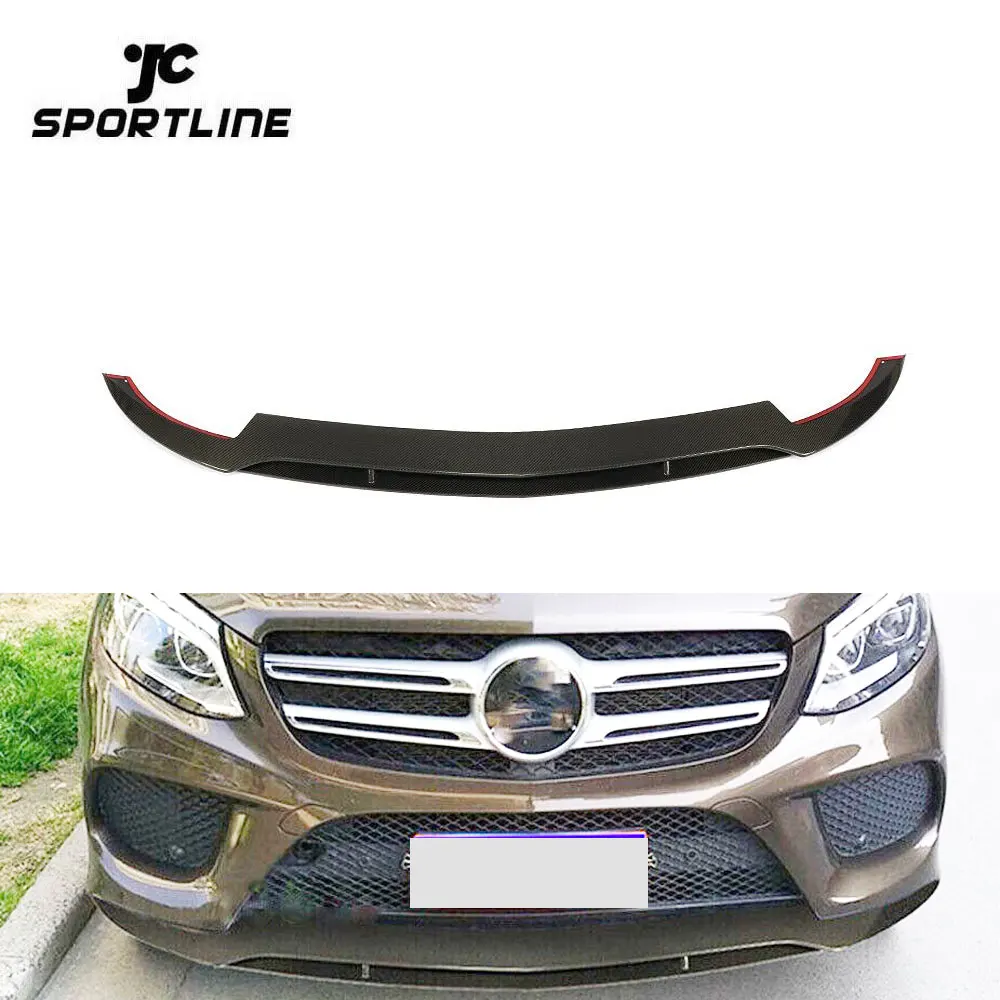 

Carbon Fiber W166 Sport Front Spoiler Lip For Mercedes Benz GLE350 GLE400 GLE550 GLE43 AMG 2016- 2019