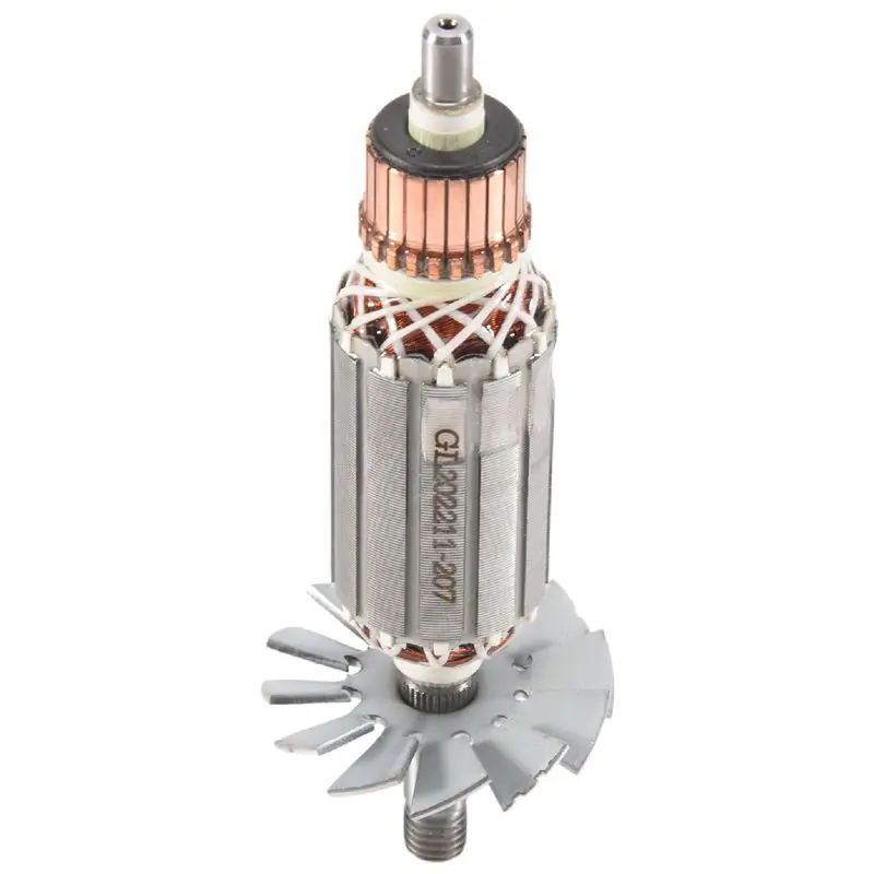 A84E-Drive Shaft Electric Planer Armature Rotor,Anchor Stator Bearing Carbon Brush Parts For N1900B 1900B