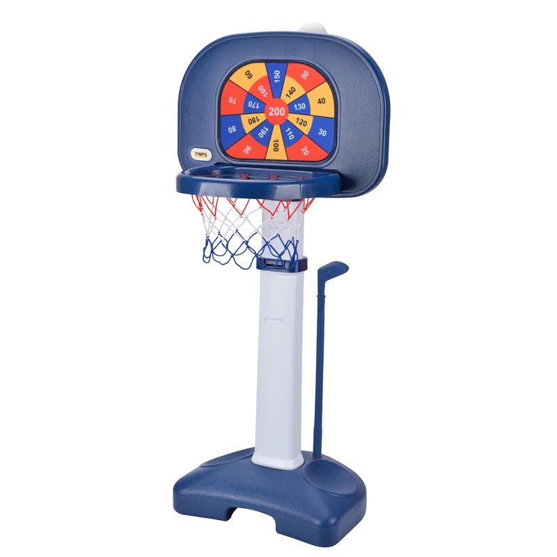 Schieten Sticky Target Ball Golf Ferrule Game Kinderen Speelgoed Draagbare basketbalringstandaard