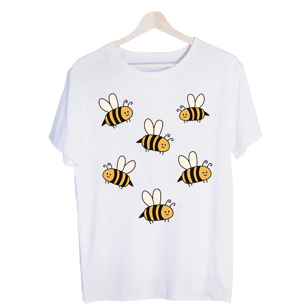 Men's Bee Graphic Tee, Short Sleeve Crew Neck T-Shirt for Casual Summer Outfits