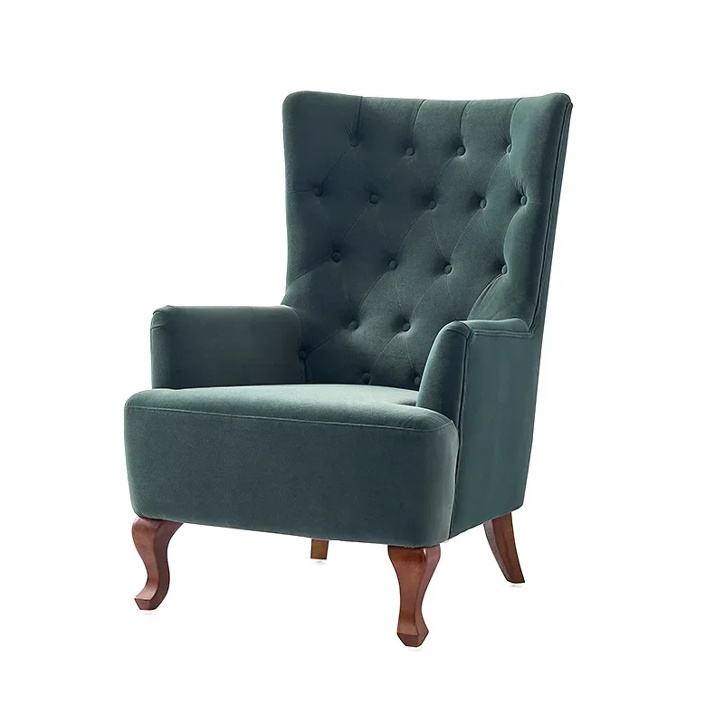 Italian light luxury single sofa chair living room leisure back chair