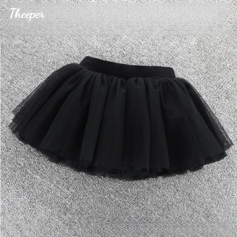 Theeper Ballet Tutu Skirt Soft Tulle Puffy Skirt Short Dress Ballet Training Outfit Fluffy Dance Apparel for Dancers &Performers
