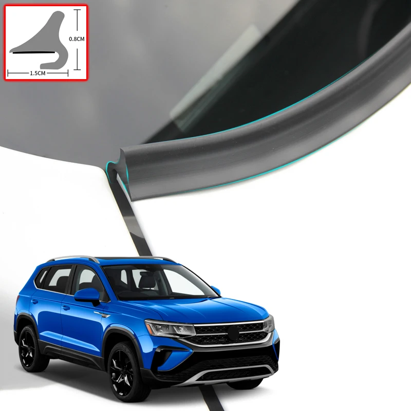 

For Volkswagen Taos 2021 2022 Car Seal Strip Windshied Spoiler Filler Protect Edge Weatherstrip Strips Sticker Auto Accessories