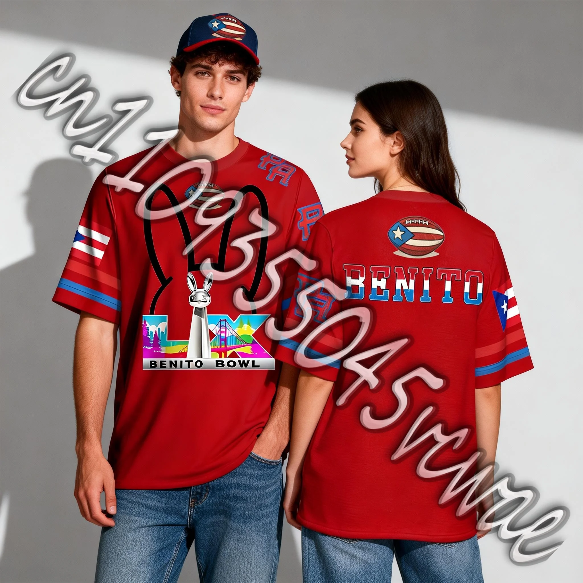 

2026 Новая футболка с принтом для любителей футбольной музыки HalfTime Football Puerto Rico Bad Bunny 94, футболка с концертом, топы