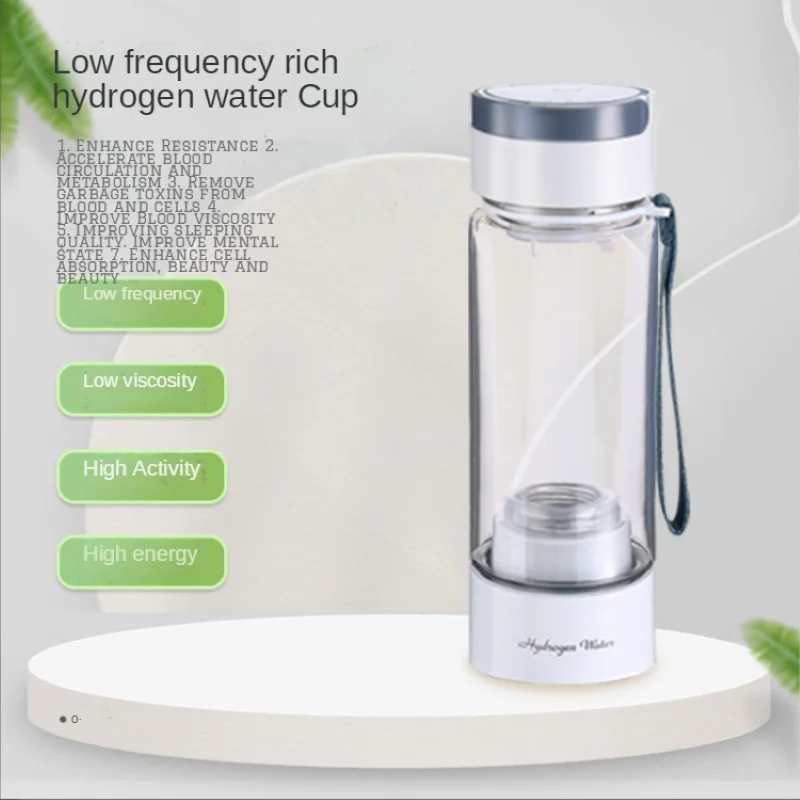 Max Up To 5000PPB High Concentration SPE&PEM Hydrogen Water Generator Can Absorbable Hydrogen,1800Mah,Water Pitcher