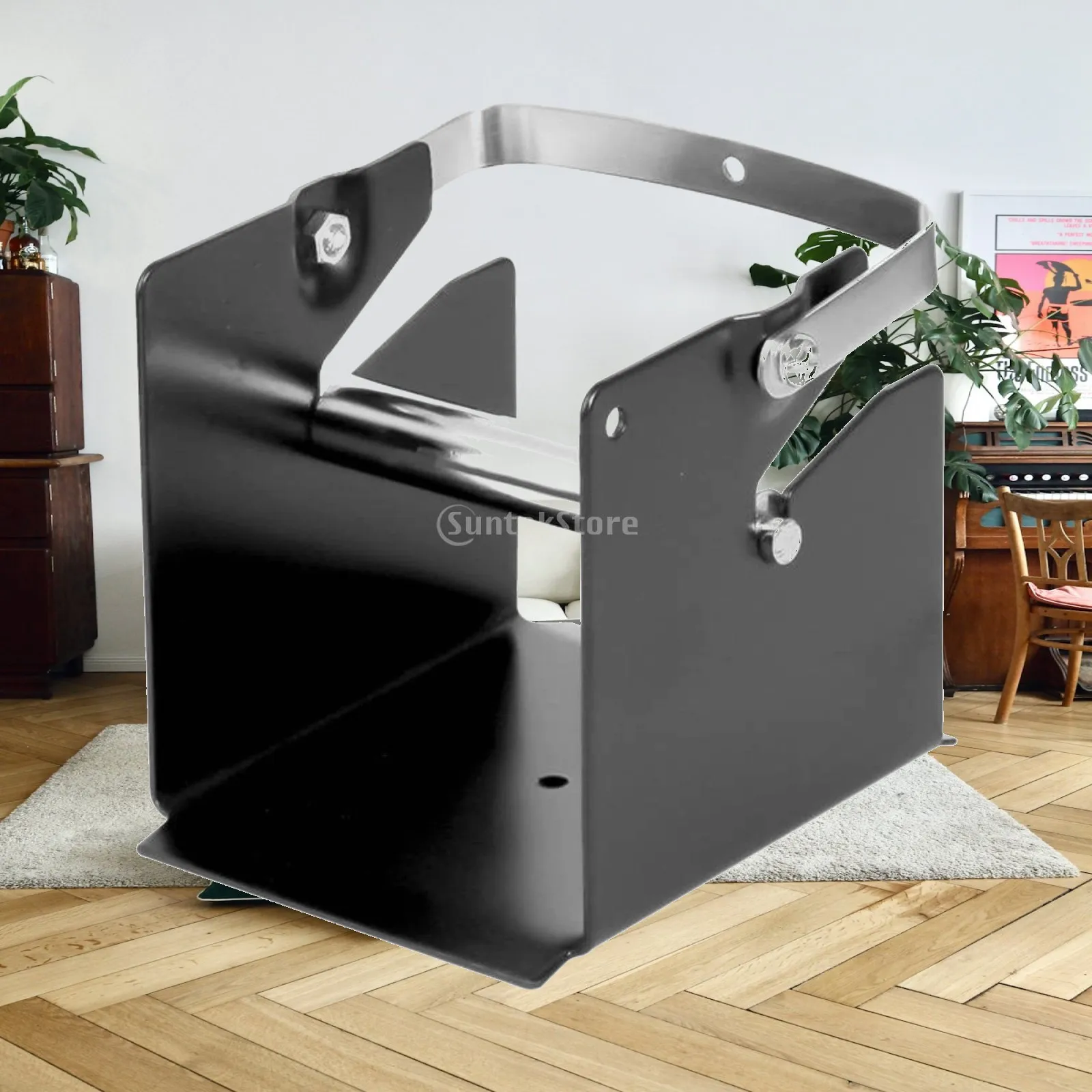 Heavy Duty Solder Spool Stand Metal Wire Rack for Soldering Station Feeder Tool Space Saving Holder for Desk Setup