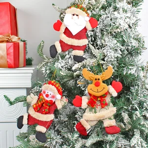 Merry Christmas Dance Ornaments Decoration Santa Decorate Snow Doll Bear Rena Hanging For Xmas Tree Pendant Holiday Party Decor 8 Main Sales Santa Dance - №7