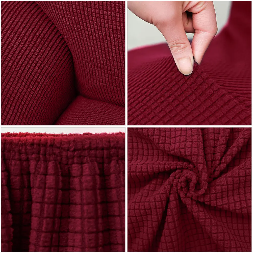 1Pcs Stylish Elastic Chair Cover for Home Office Massage Sofa Recliner Armchair Seat Cover Dustproof Decorative Comfortable
