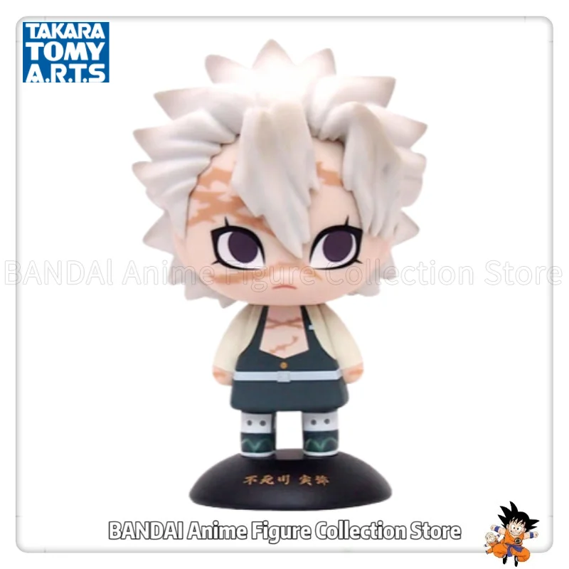 В наличии Оригинальная фигурка-бобблхед Takara Tomy A.R.T.S YURAYURA HEAD Kimetsu No Yaiba Shinazugawa Sanemi в стиле чиби.