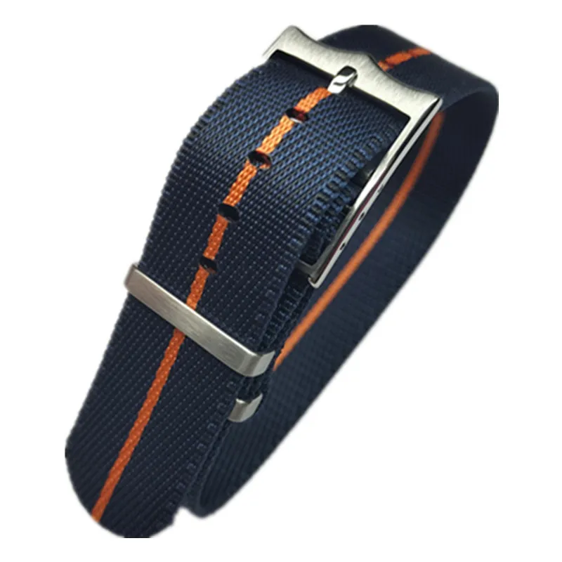 Wholesale header buckle Single layer nylon watch strap 20.22MM watch accessories Nylon watch strap