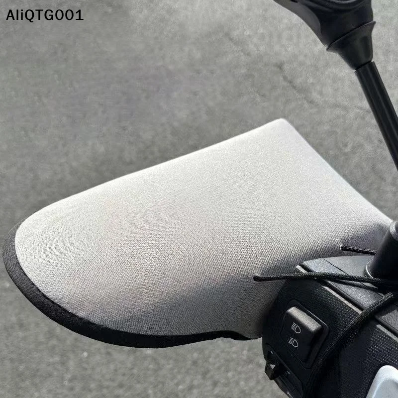 1Pair Motorcycle Handlebar Muffs Electric Bike Sun Protection Hand Covers Mesh Riding Gloves