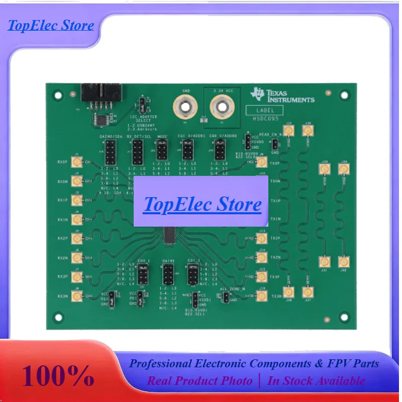 ToPESsDS320PR810-SMP-EVM Evaluation Board For DS320PR810 With High-Speed Signal Conditioning, PCIe Signal Integrity Test