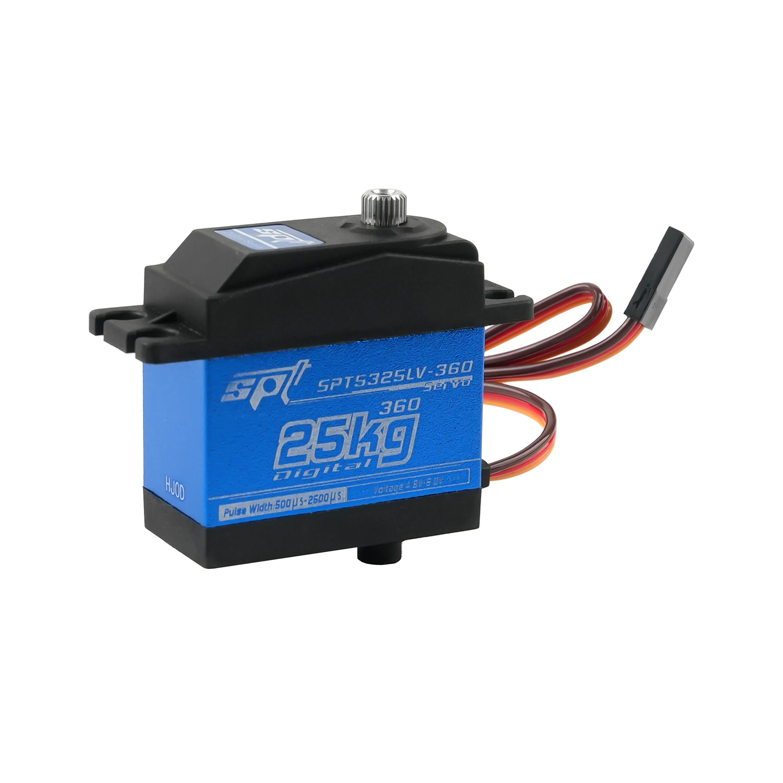 SPT5325LV 360 درجة دوران مستمر 25 كجم الرقمية ميتال جير محور مزدوج محرك معزز 4.8-6 فولت ل RC سيارة روبوت لتقوم بها بنفسك نموذج أجزاء