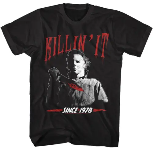 Halloween Michael Myers Men's T-Shirt Killing It Since 1978 Horror Movie Merch