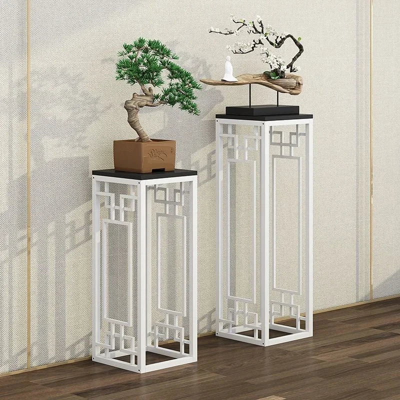 

Console Tables for Hallway Chinese Flower Stand Wrought Iron Decoration Shelf Balcony Living Room Entryway Table Mesas Salon Ins