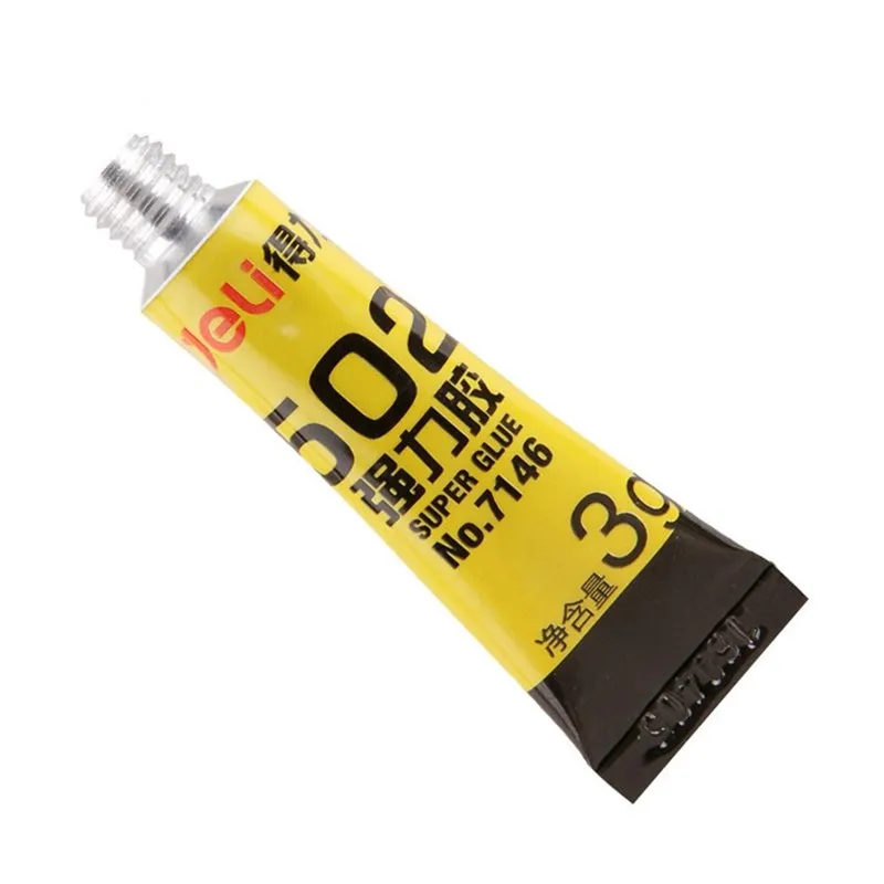 Deli Super Glue 502 Liquid Adhesive Fast Dry Strong Bond Plastic Toy Metal Wood Rubber Shoes Office School Supply Repair Tool