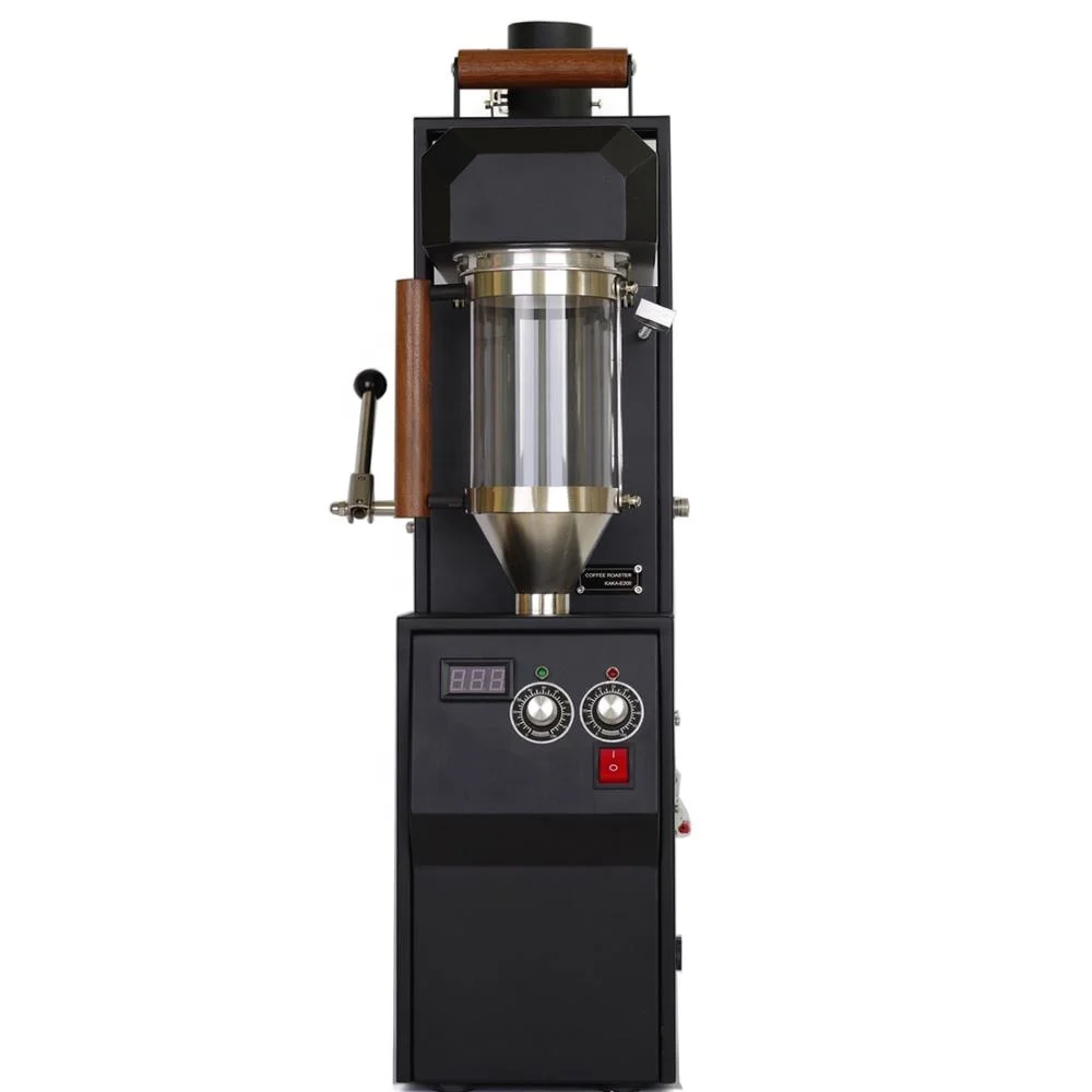 Torrador de café elétrico 220v, ar quente doméstico, máquina de torrefação de grãos de café, 200g, 8-10 minutos de tempo de torrefação