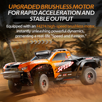 JJRC C8822 1/8 remote control car with four-wheel drive, full-scale racing cars without brushes, high-speed off-road toy vehicle