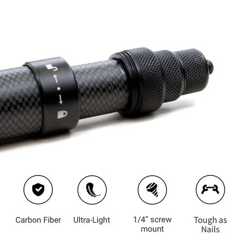 Imagen 2 del producto VIKEFON-palo de Selfie de fibra de carbono 3M, palo de Selfie de aleación de aluminio para Insta360 X3/ONE X2/RS para GoPro Hero 11 10 9 8 DJI Action