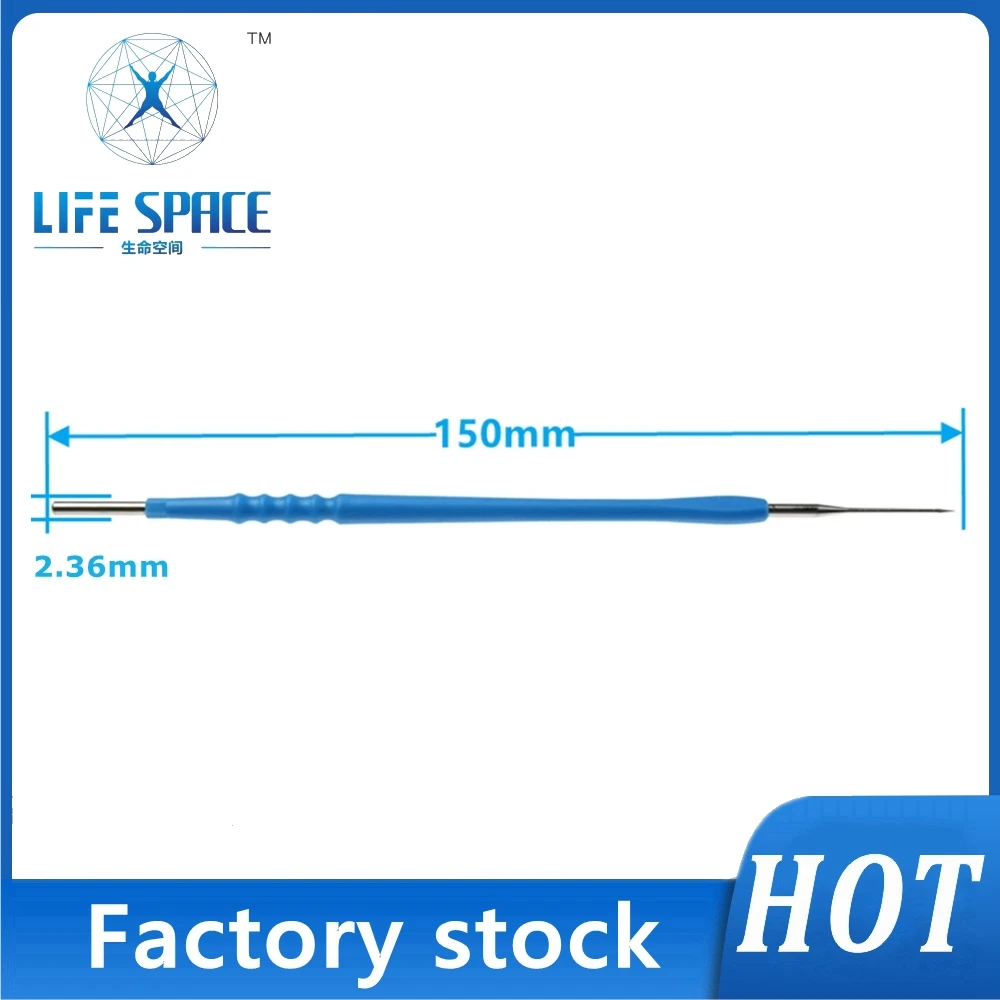 5PCS Packing Esu Pencil Wholesale Electrosurgical Needle Electrode 150mm*2.36mm,Needle Disposable Esu Cautery Pencil