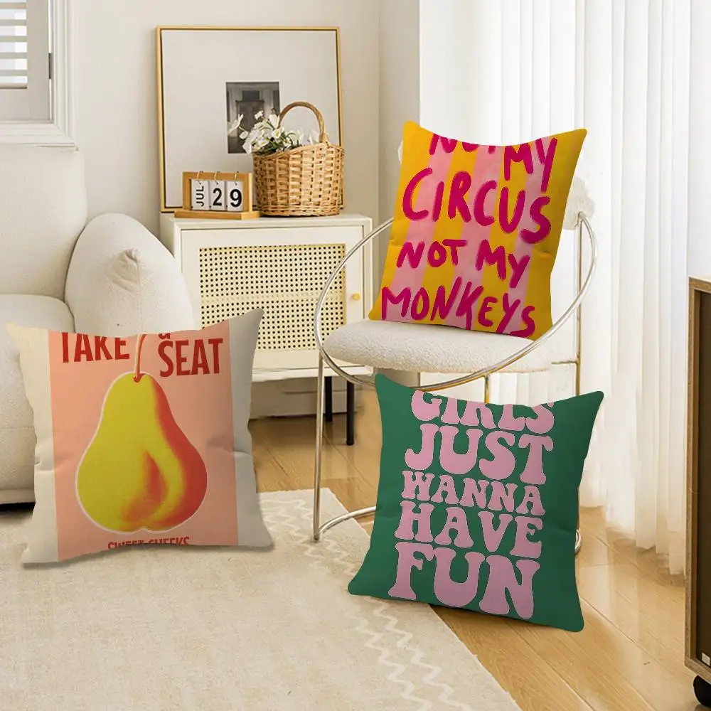 

Humorous Slogan Abstract Nice Bum Personalized Pillow Cover Kids Bedroom Wild Party Decor Pillowcase kid Birthday shower Gift